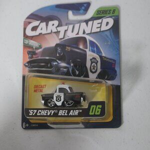 Car Tuned Series 8 Cop Cruisers ‘57 Chevy Bel Air # 06 Police Car